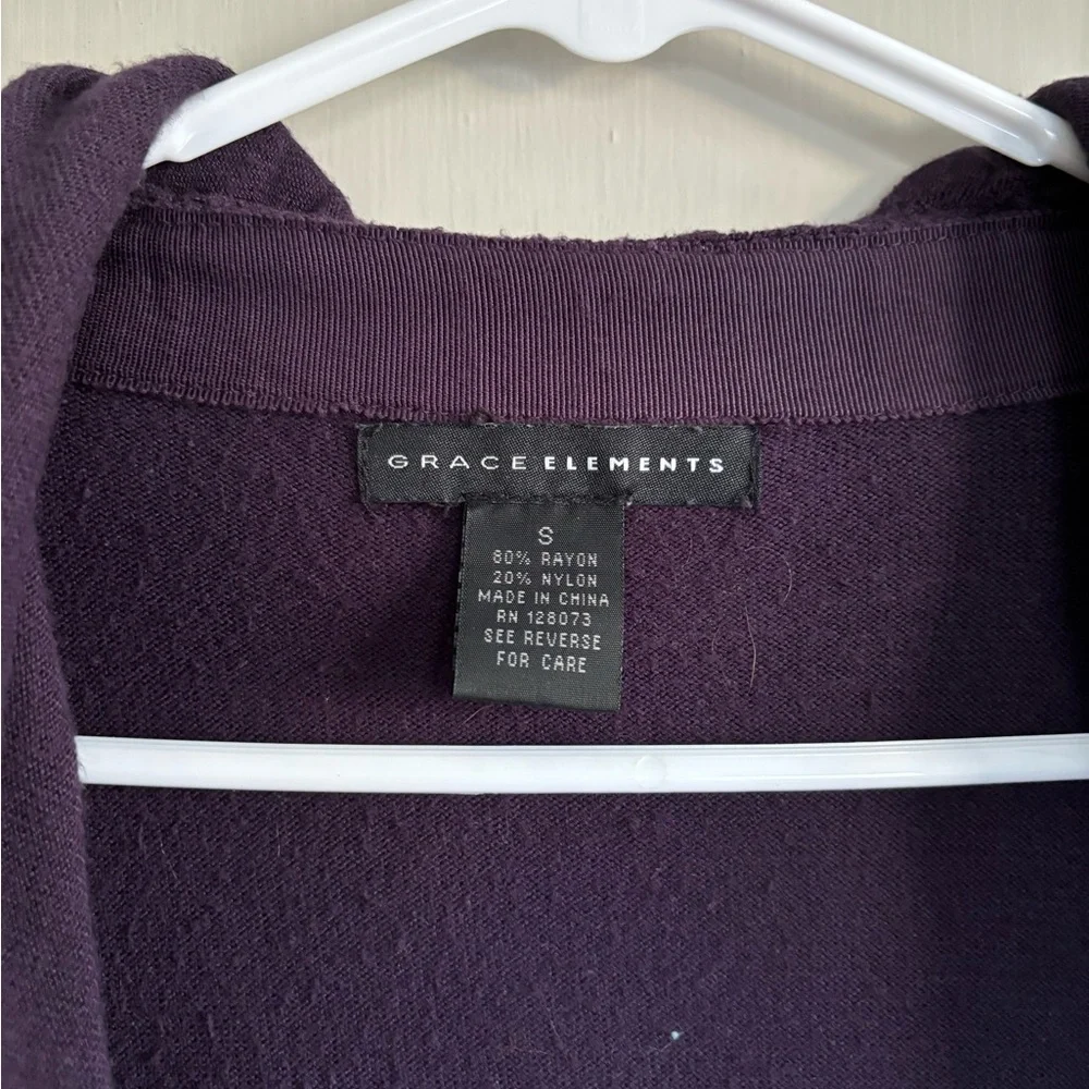 Purple Ruffle Sweater - Picture 3 of 5